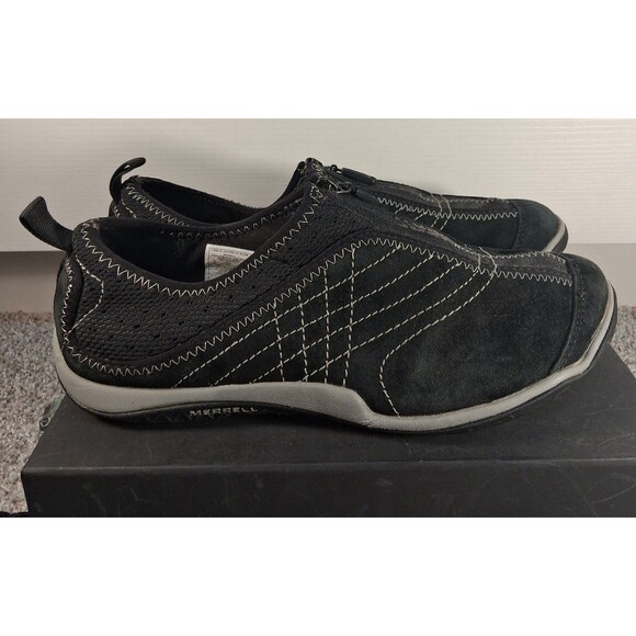 Merrell 0511 Lorelei Black Zip Up Womens Sneakers Shoes Comfort Walking Size 8 - Picture 6 of 10